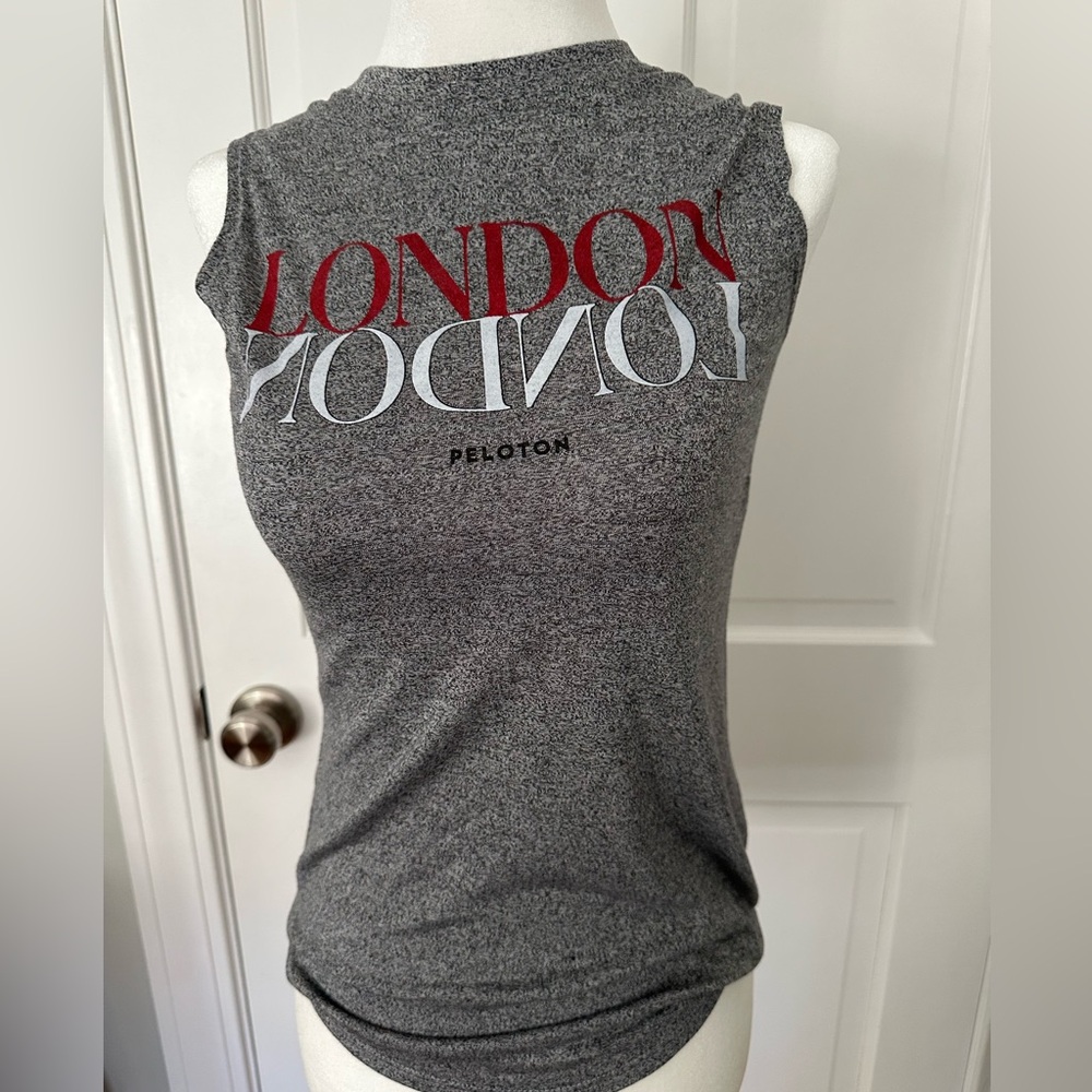 Peloton size XS vintage “London” tank